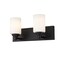 Z-Lite Soledad 2 Light Vanity, Matte Black & White 485-2V-MB - alternate 5